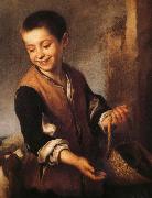 Bartolome Esteban Murillo Juvenile and Dogs oil painting reproduction